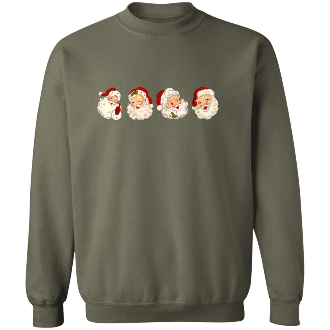 Retro Cheerful Santa | PulloverSweatshirt