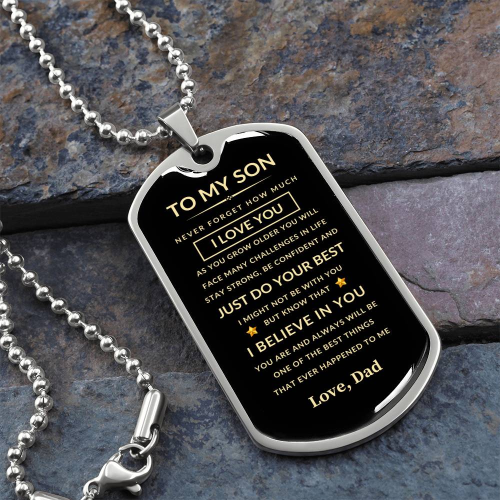 To My Son | Just Do Your Best - Love Dad