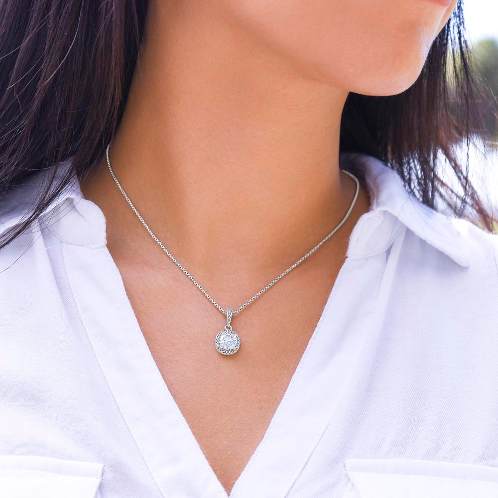 To My Beautiful Mom | When I Was a Little Boy - Eternal Hope Necklace