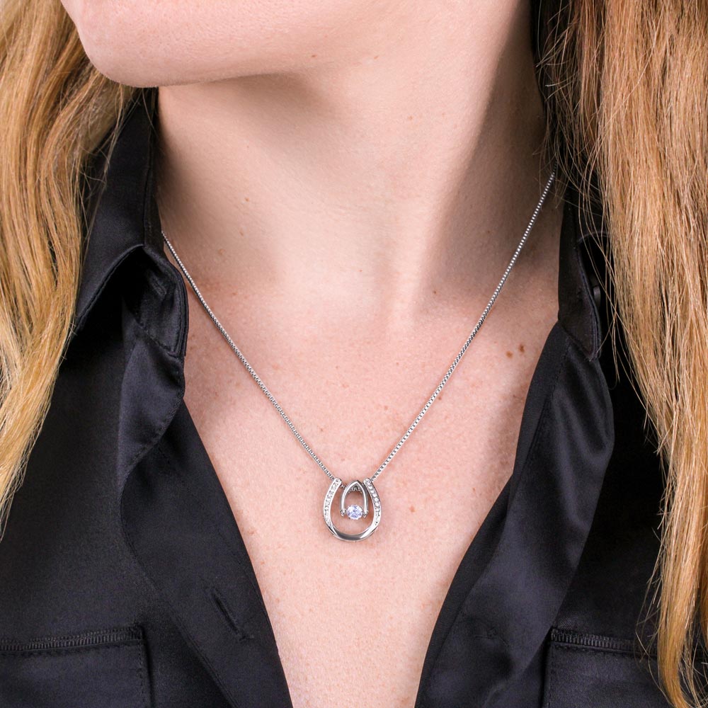 To My Mom | I Was Never a Perfect Child - Lucky In Love Necklace