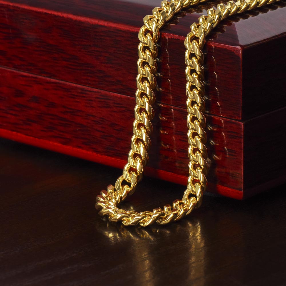 Groomsman - Men's Cuban Chain Necklace