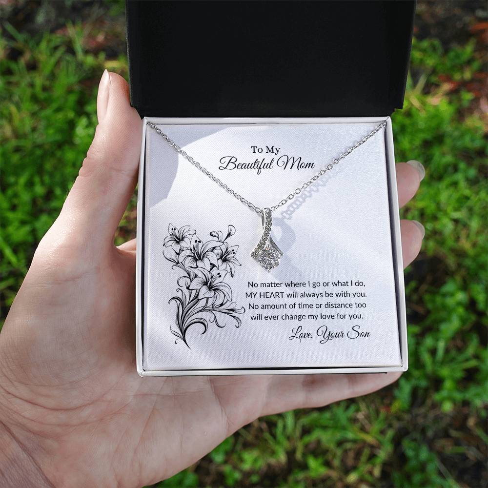To My Beautiful Mom | My Love For You - Alluring Beauty Necklace