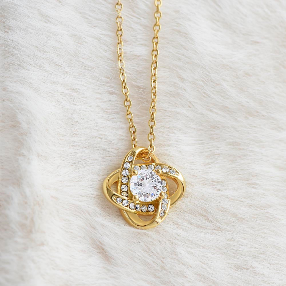 To My Beautiful Soulmate | Back In Time - Love Knot Necklace