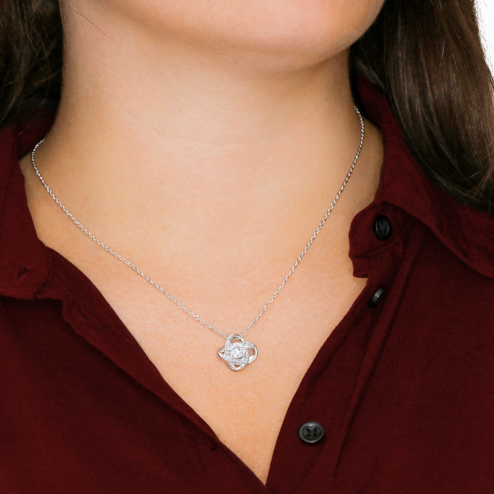 To My Wife | Mother of My Children - Love Knot Necklace