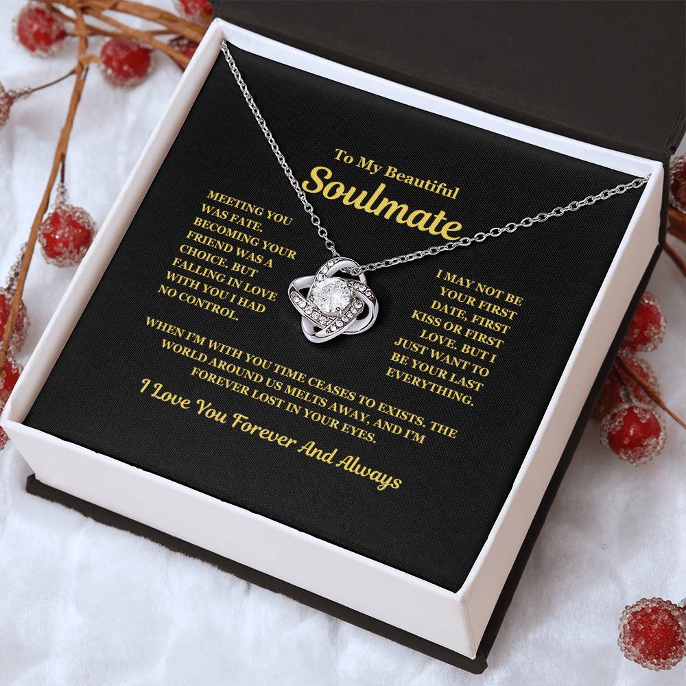 Soulmate | Meeting You Was Fate - Love Knot Necklace