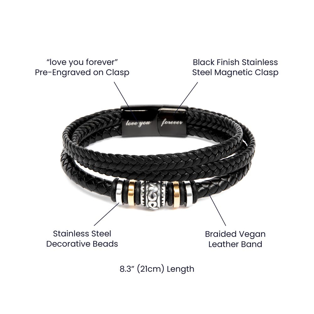 To My Man | I Found My Missing Piece - Love You Forever Bracelet