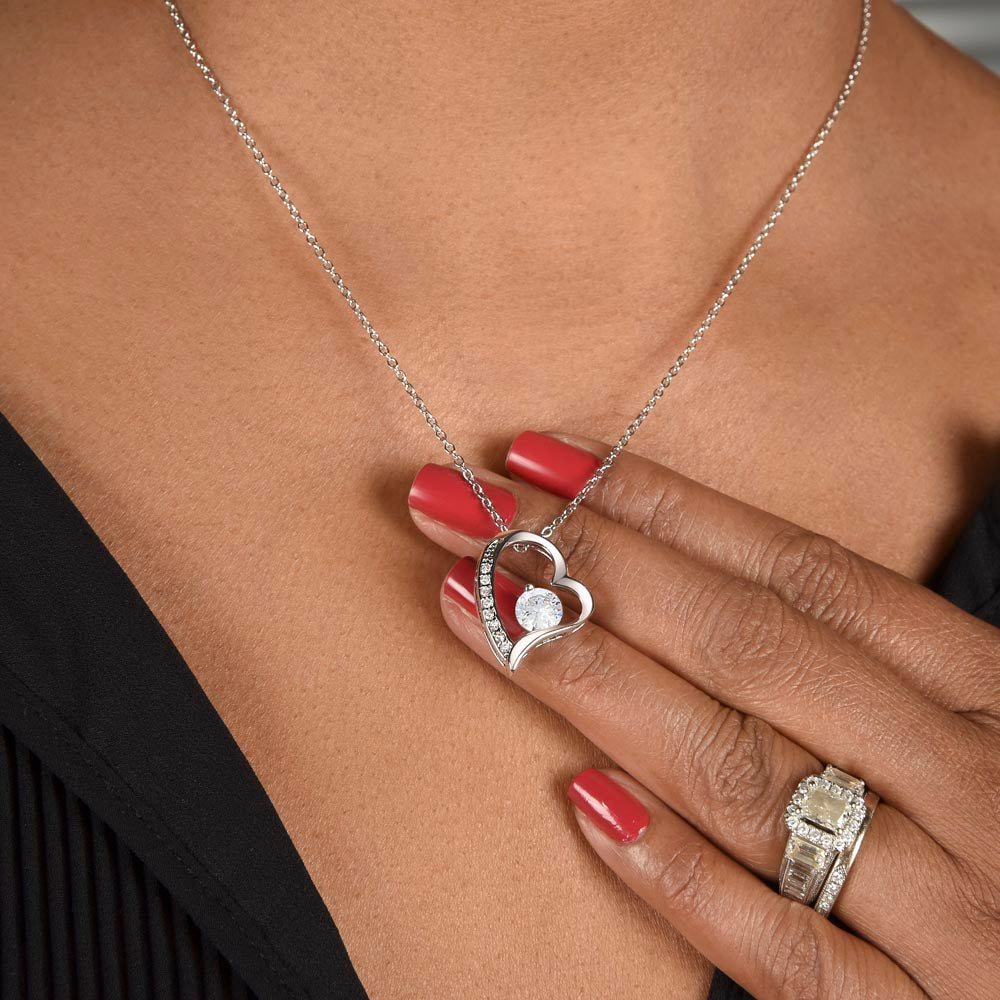 To My Loving Mom | There Are Not Enough Words - Forever Love Necklace