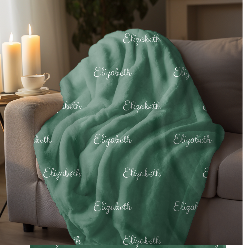 Personalized Custom Blanket, Name Blanket, Adult Blanket, Kids Blanket, Baby Blanket, Custom Gift, 3 sizes Plush Fleece