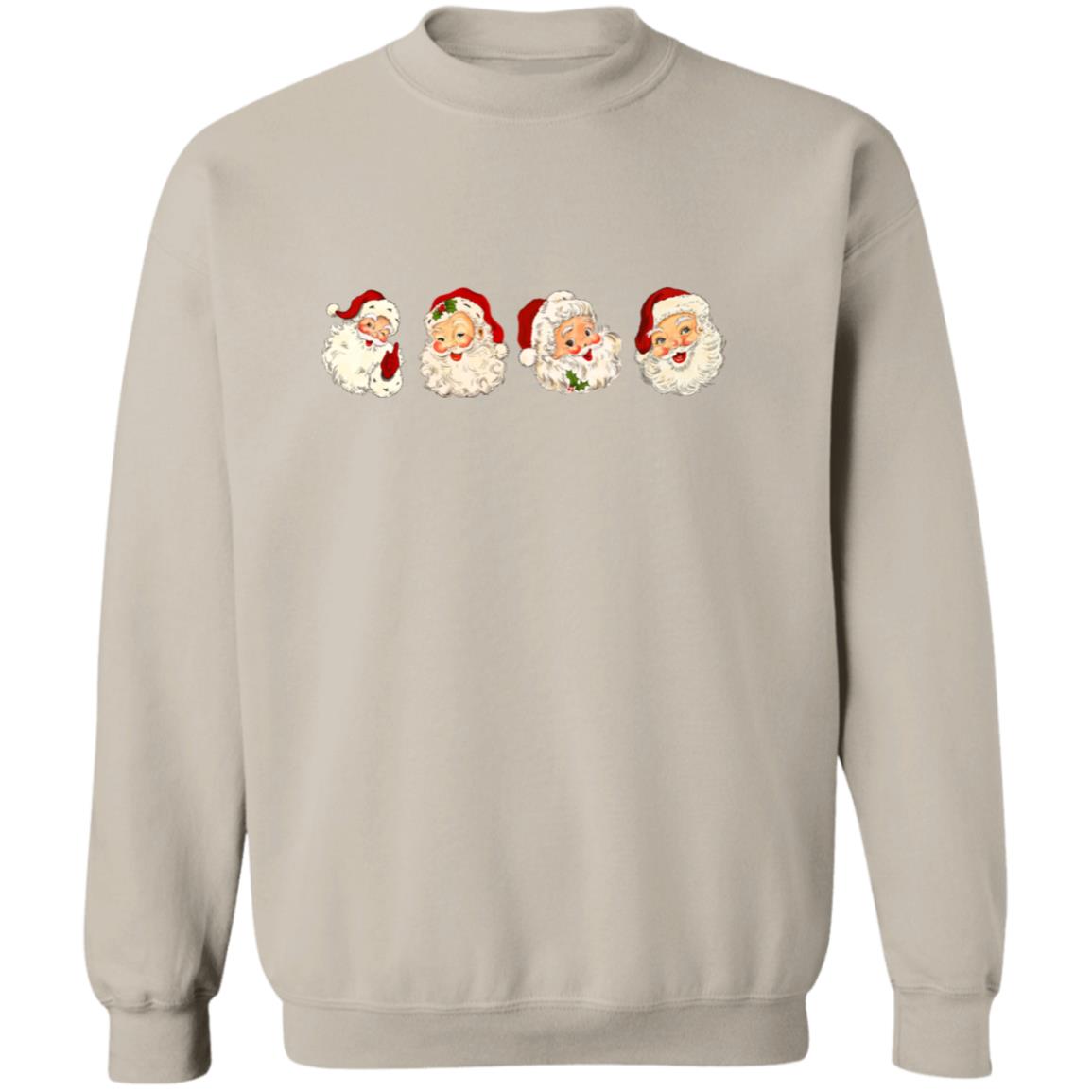 Retro Cheerful Santa | PulloverSweatshirt