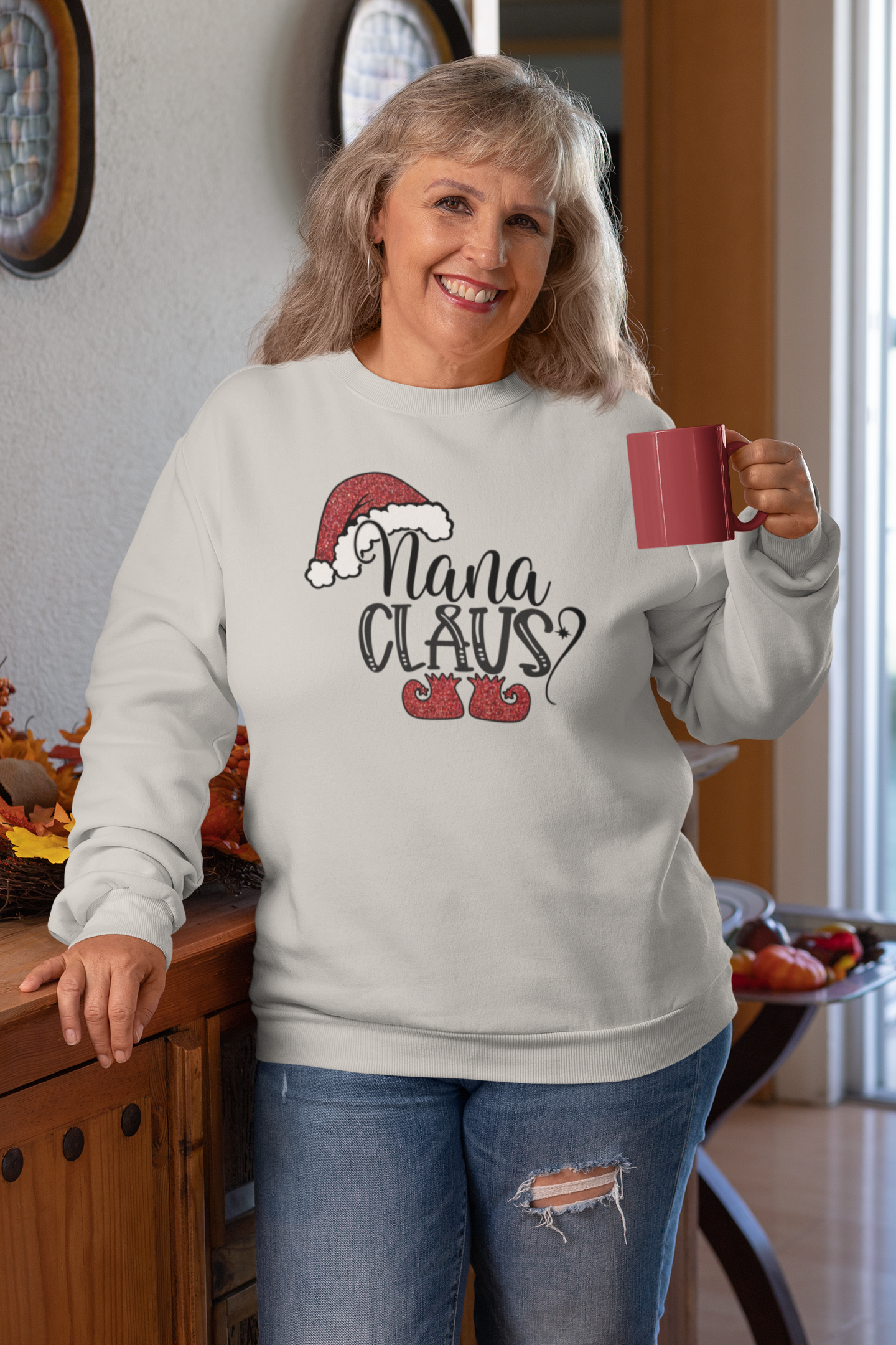 Mrs. Claus | Pullover Sweatshirt
