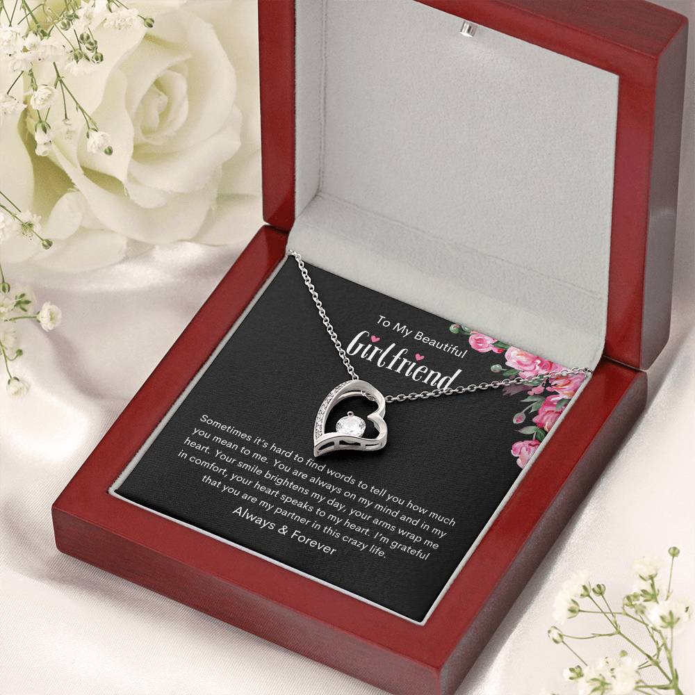 To My Beautiful Girlfriend | You're always on my mind - Forever Love Necklace