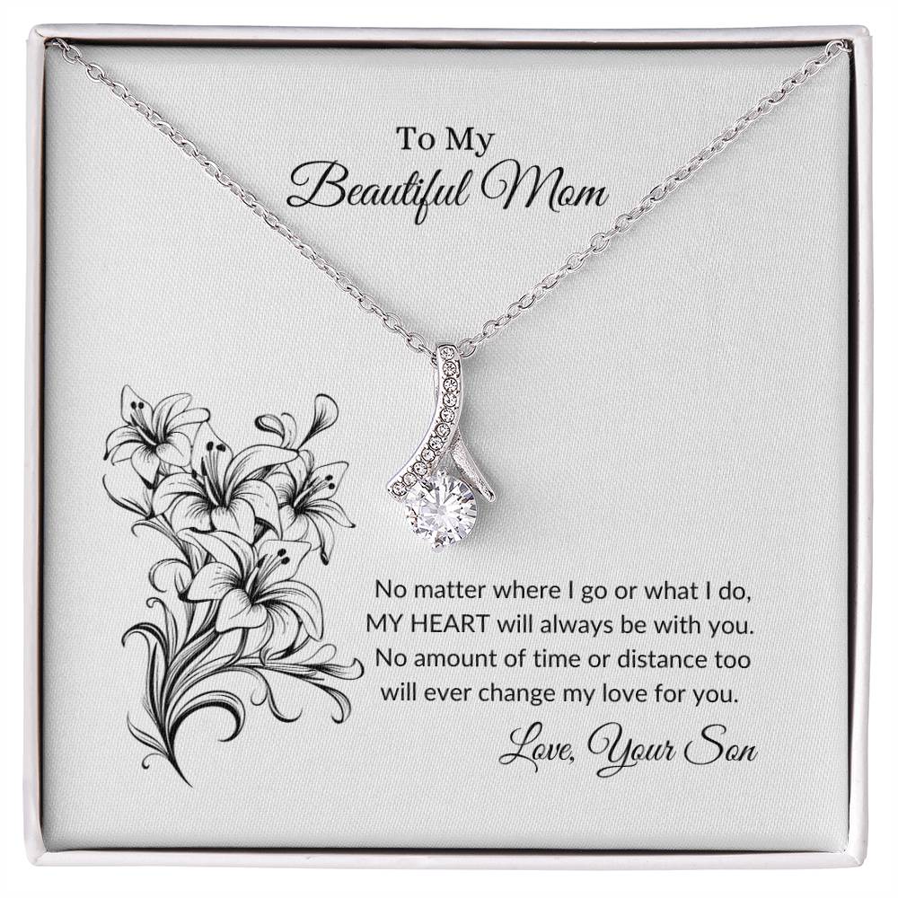 To My Beautiful Mom | My Love For You - Alluring Beauty Necklace