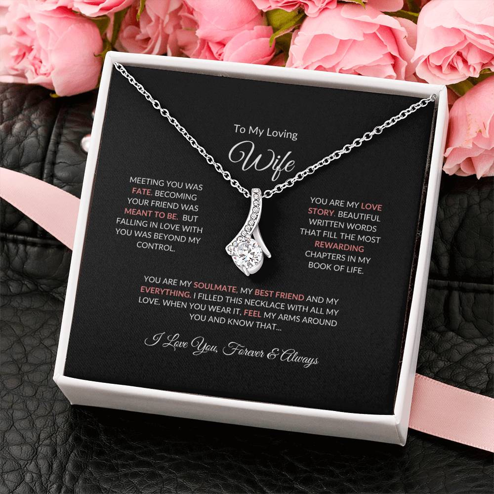 To My Loving Wife | Meeting You Was Fate - Alluring Beauty Necklace