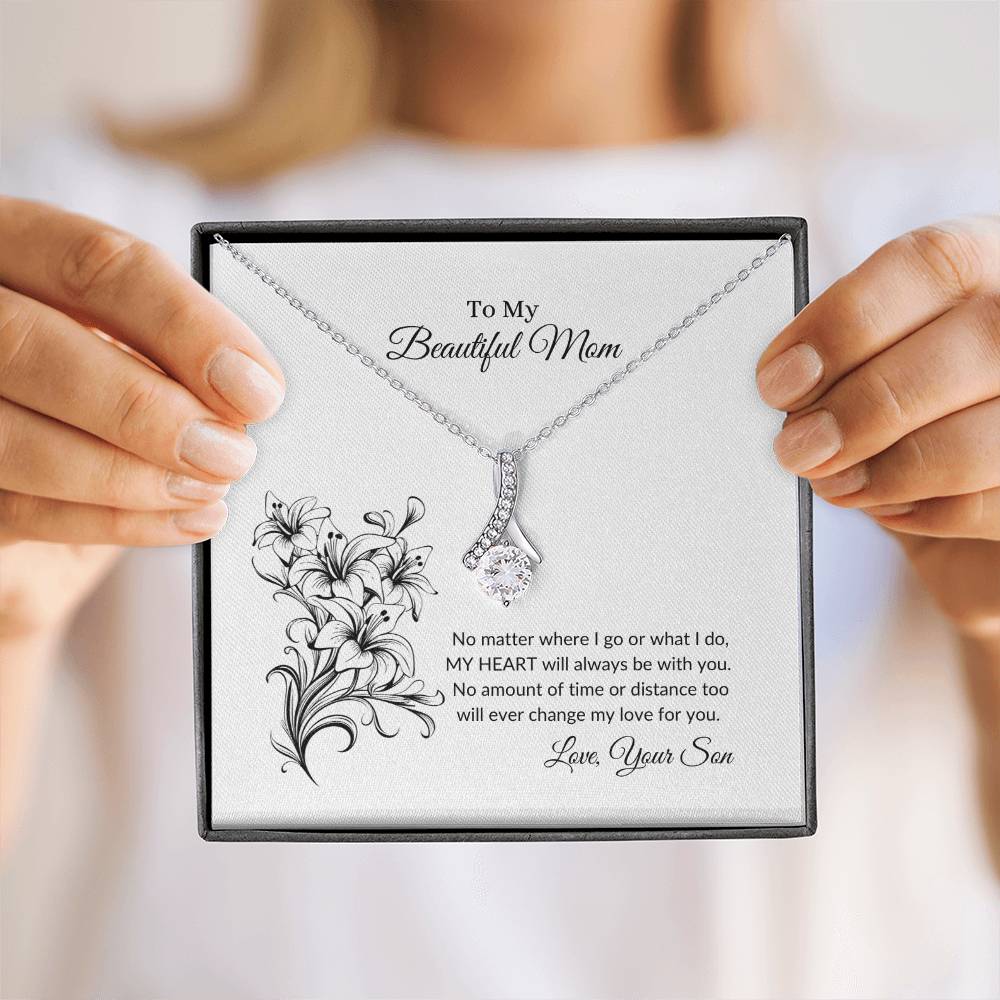 To My Beautiful Mom | My Love For You - Alluring Beauty Necklace
