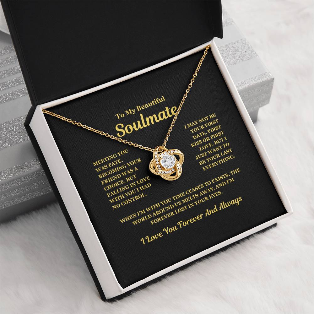 Soulmate | Meeting You Was Fate - Love Knot Necklace