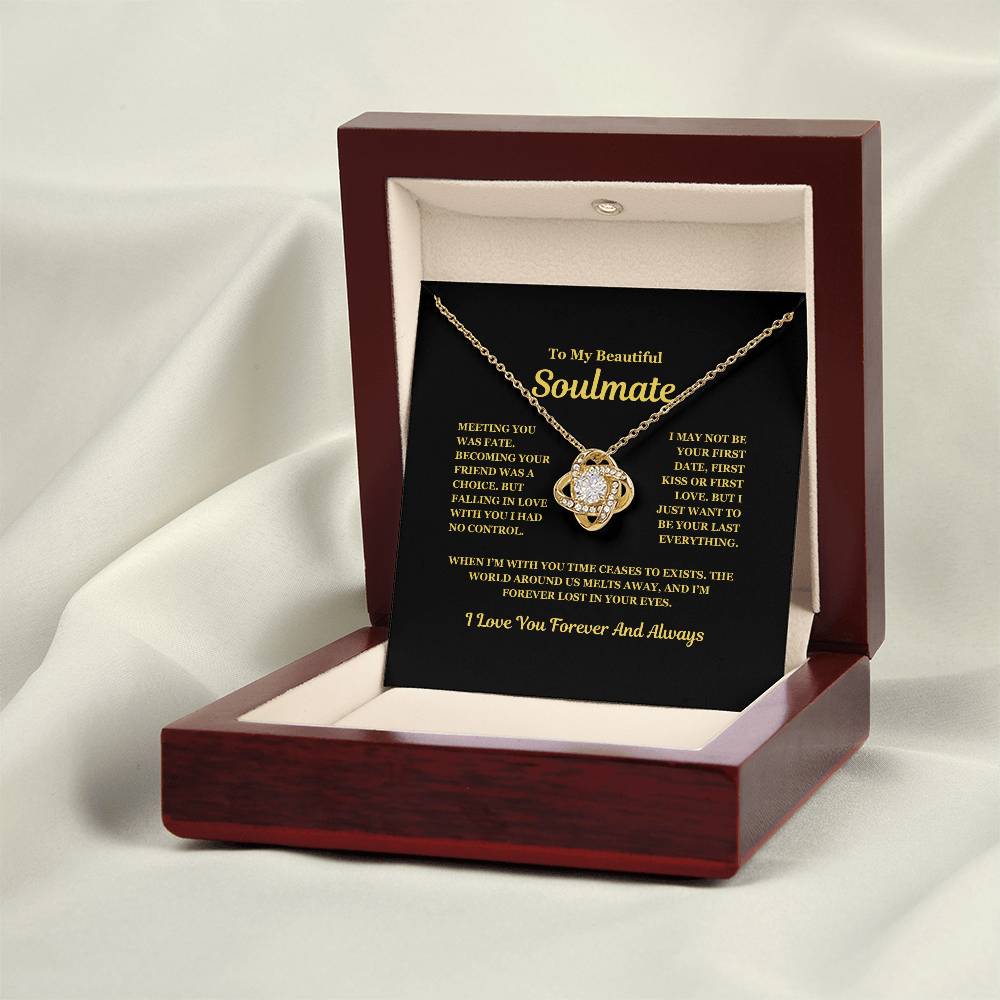Soulmate | Meeting You Was Fate - Love Knot Necklace