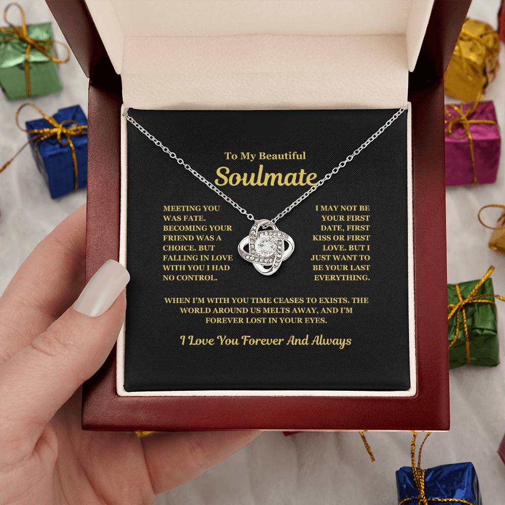 Soulmate | Meeting You Was Fate - Love Knot Necklace
