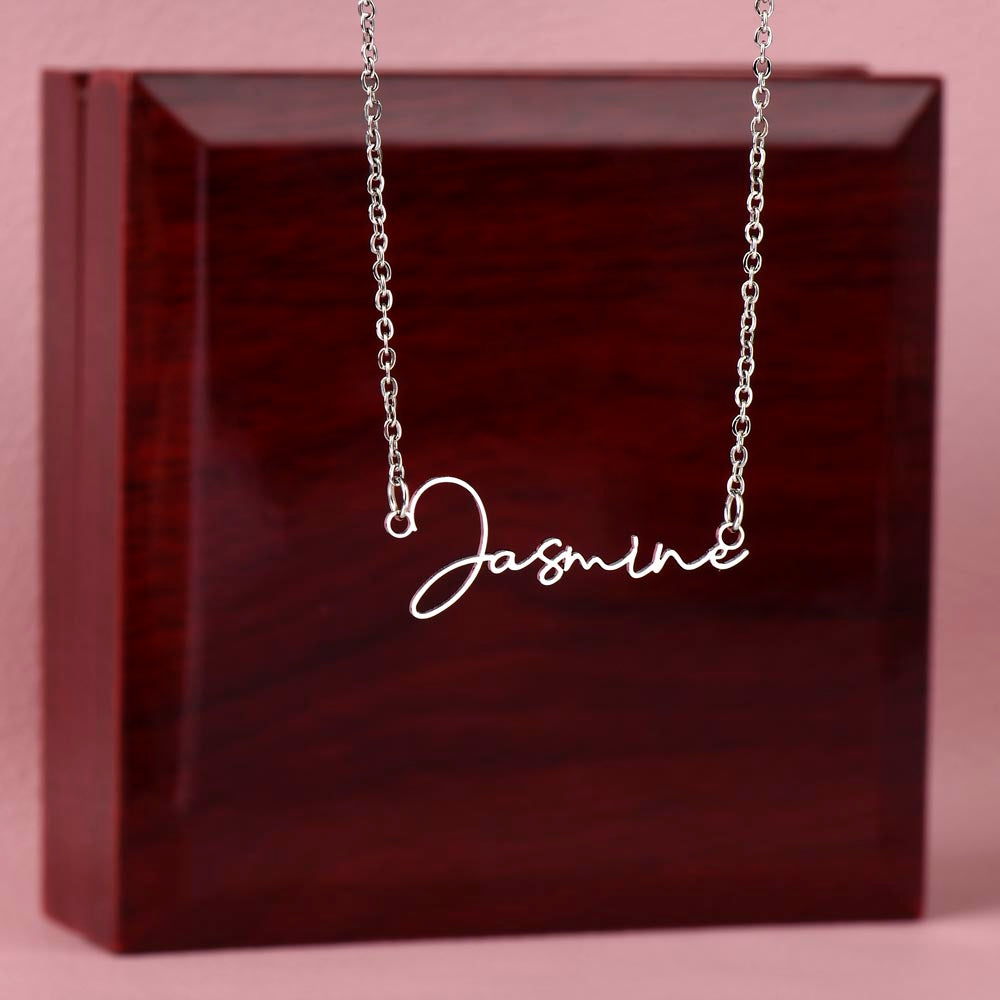 Personalized Signature Necklace