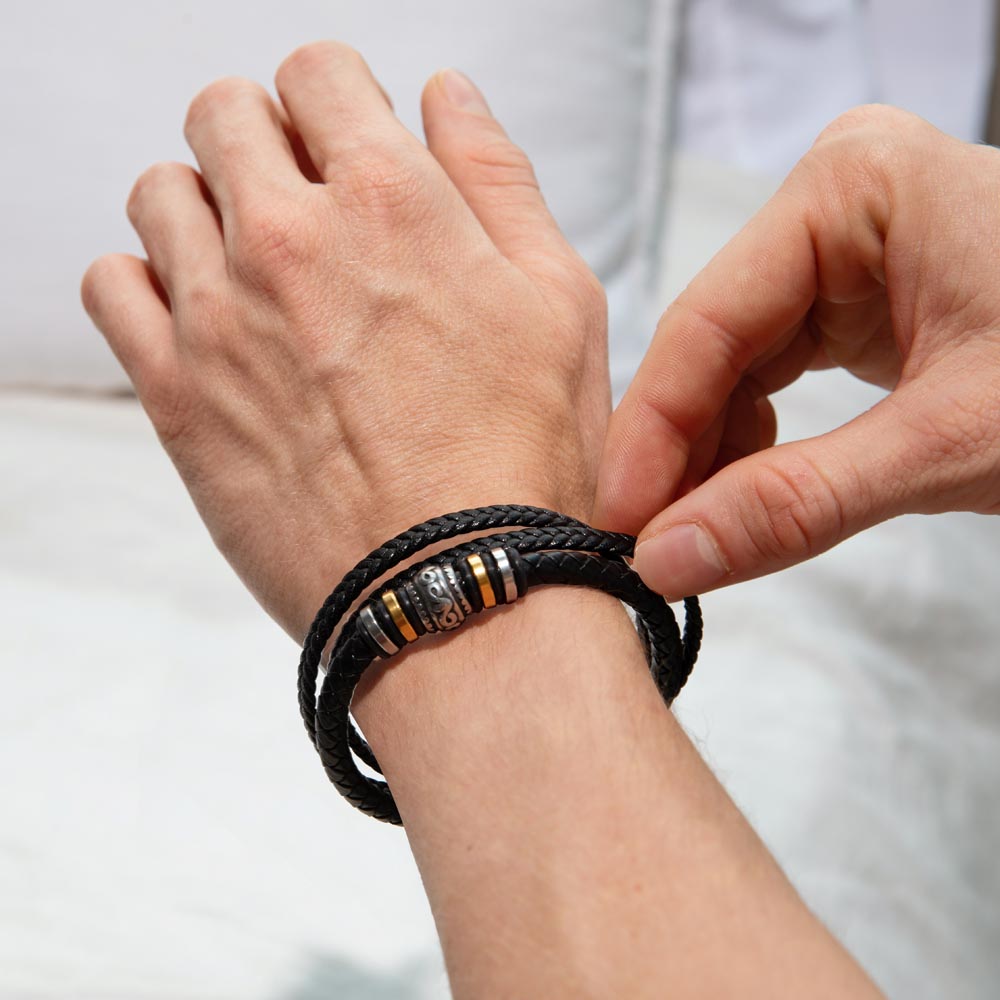 To My Husband | Never Forget That I Love You - Love You Forever Bracelet